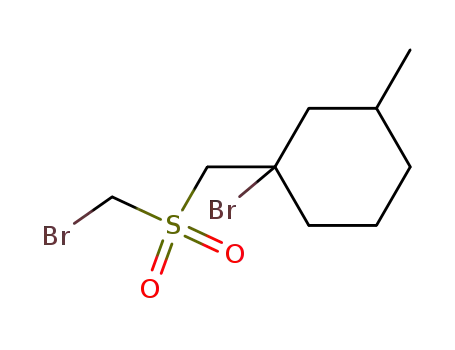 1-bromo-1-<<(bromomethyl)sulfonyl>methyl>-3-methylcyclohexane