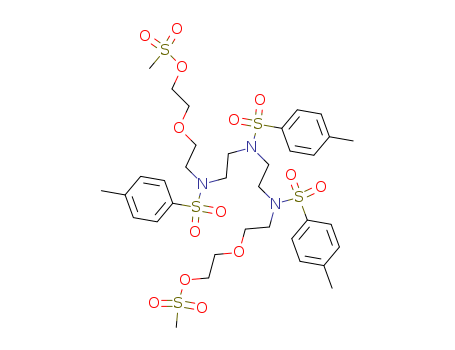 Benzenesulfonamide,  4-methyl-N,N-bis[3-[(4-methylphenyl)sulfonyl]-10,10-dioxido-6,9-dioxa-1  0-thia-3-azaundec-1-yl]-