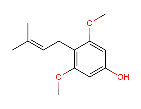3,5-dimethoxy-4-(3-methyl-2-butenyl)phenol