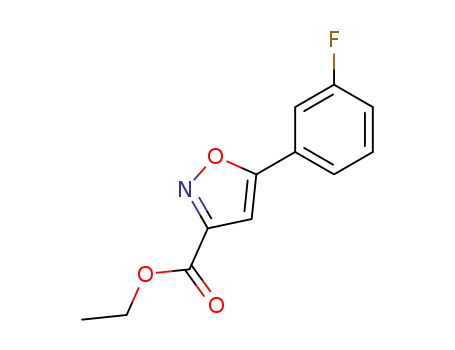 ETHYL-5(3-FLUOROPHENYL)-ISOXAZOLE-3-CARBOXYLATE