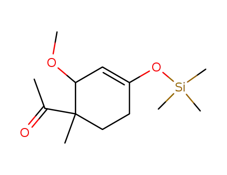 1-(2-Methoxy-1-methyl-4-trimethylsilanyloxy-cyclohex-3-enyl)-ethanone
