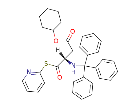 N-tritylaspartic acid α-(2-mercaptopyridyl)-β-cyclohexyl diester