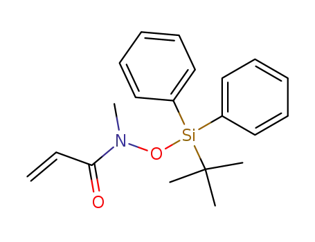 Molecular Structure of 157614-54-5 (N-[(tert-butyldiphenylsilyl)oxy]-N-methylacrylamide)