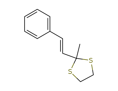 (E)-2-METHYL-2-(2-PHENYLVINYL)-1,3-DITHIOLANE