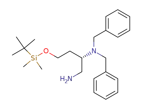 (S)-2-(N,N-dibenzylamino)-4-<(tert-butyldimethylsilyl)oxy>-1-butylamine