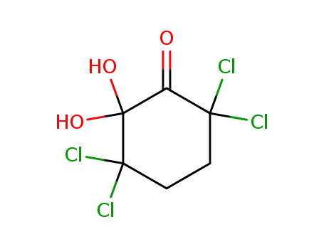 Cyclohexanone, 3,3,6,6-tetrachloro-2,2-dihydroxy-