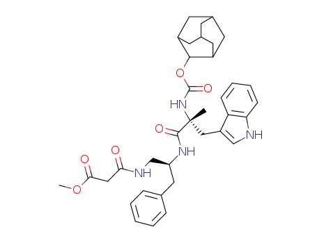 tricyclo<3.3.1.1<sup>3,7</sup>>dec-2-yl <R-(R<sup>*</sup>,S<sup>*</sup>)>-3-(1H-indol-3-ylmethyl)-3-methyl-4,9,11-trioxo-6-(phenylmethyl)-12-oxa-2,5,8-triazatridecanoate