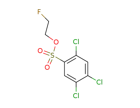 Molecular Structure of 93286-18-1 (2-fluoroethyl 2,4,5-trichlorobenzenesulfonate)