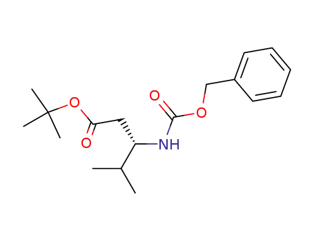 tert-butyl (3S)-N-(benzyloxycarbonyl)-3-amino-4-methylpentanoate