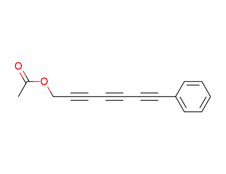 2,4,6-Heptatriyn-1-ol, 7-phenyl-, acetate