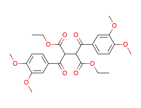 diethyl 2,3-bis-(3,4-dimethoxybenzoyl)butane-1,4-dioate