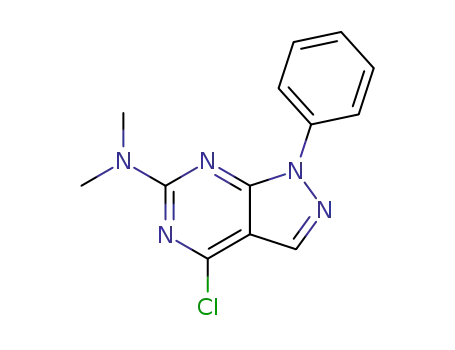 (4-chloro-1-phenyl-1<i>H</i>-pyrazolo[3,4-<i>d</i>]pyrimidin-6-yl)-dimethyl-amine