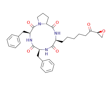 (3S,6S,9S,12R)-3,6-dibenzyl-9-[2-[(2S)-oxiran-2-yl]-2-oxoethyl]-1,4,7-triazabicyclo[10.3.0]pentadecane-2,5,8,11-tetrone