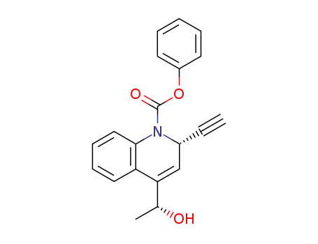 (S)-2-Ethynyl-4-((R)-1-hydroxy-ethyl)-2H-quinoline-1-carboxylic acid phenyl ester