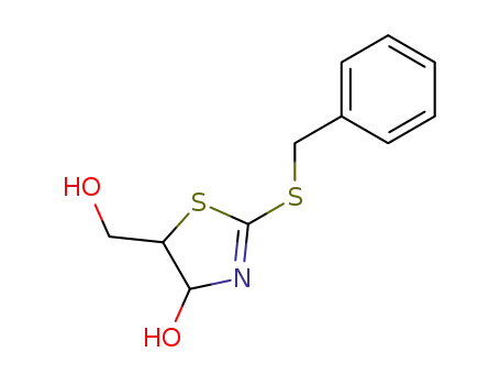2-benzylsulfanyl-5-hydroxymethyl-4,5-dihydrothiazol-4-ol