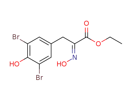 ethyl 3-(3,5-dibromo-4-hydroxyphenyl)-2(E)-(hydroxyimino)propanoate