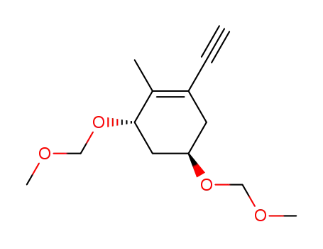(3S,5R)-1-Ethynyl-3,5-bis-methoxymethoxy-2-methyl-cyclohexene