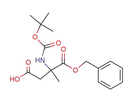 N<sup>α</sup>-(tert-butyloxycarbonyl)-C<sup>α</sup>-methyl-D,L-aspartic acid α-benzyl ester