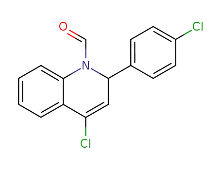 4-chloro-1-formyl-2-(4-chloro)phenyl-2H-quinoline