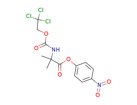 Alanine, 2-methyl-N-[(2,2,2-trichloroethoxy)carbonyl]-, 4-nitrophenyl
ester