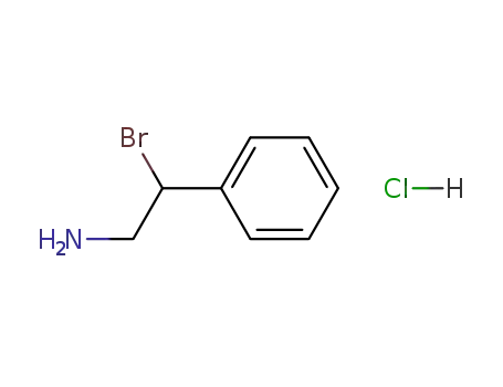 Benzeneethanamine, b-bromo-, hydrochloride