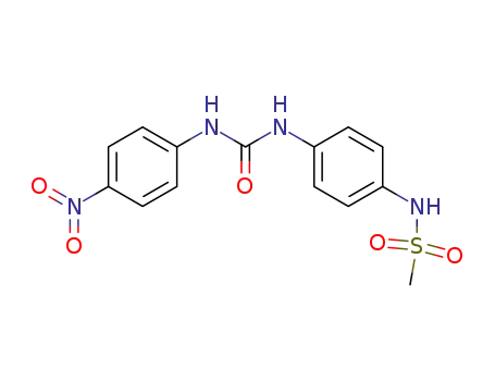 Molecular Structure of 80259-10-5 (4-<(4-nitrophenyl)carbamido>methanesulfonanilide)