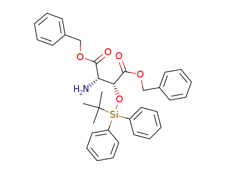 (2S,3R)-Dibenzyl 2-Amino-3-<(tert-butyldiphenylsilyl)oxy>succinate