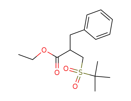 ethyl 2-benzyl-3-(tert-butylsulfonyl)propionate