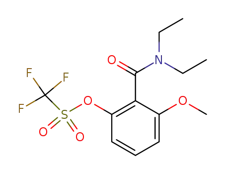 2-diethylcarbamoyl-3-methoxyphenyl trifluoromethanesulfonate