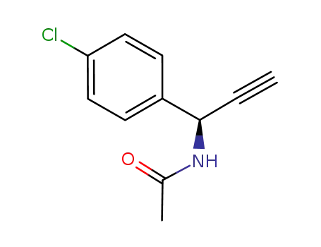 (R)-N-acetyl-1-(4-chlorophenyl)prop-2-ynylamine