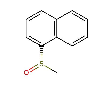 Molecular Structure of 63699-45-6 (Naphthalene, 1-[(S)-methylsulfinyl]-)