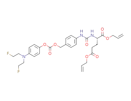 diprop-2-enyl N-<(4-<<4-(bis<2-fluoroethyl>amino)phenoxycarbonyloxy>methyl>phenyl)carbamoyl>-L-glutamate