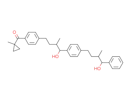 Methanone,
[4-[4-hydroxy-4-[4-(4-hydroxy-3-methyl-4-phenylbutyl)phenyl]-3-methylbut
yl]phenyl](1-methylcyclopropyl)-