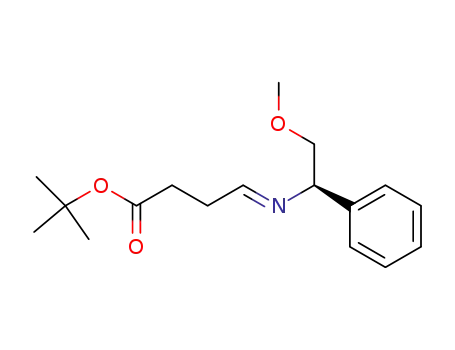 4-[(E)-(R)-2-Methoxy-1-phenyl-ethylimino]-butyric acid tert-butyl ester