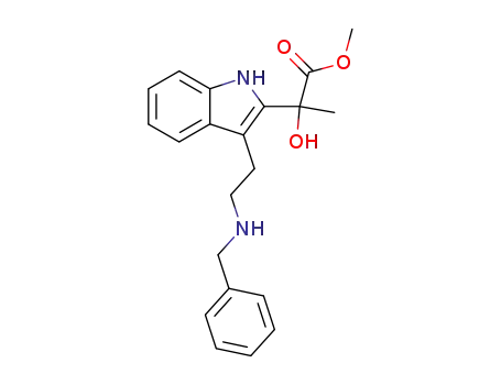 2-[3-(2-Benzylamino-ethyl)-1H-indol-2-yl]-2-hydroxy-propionic acid methyl ester