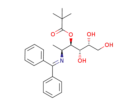 5-amino-N-diphenylmethylene-4-O-pivaloyl-5-deoxy-L-galactitol