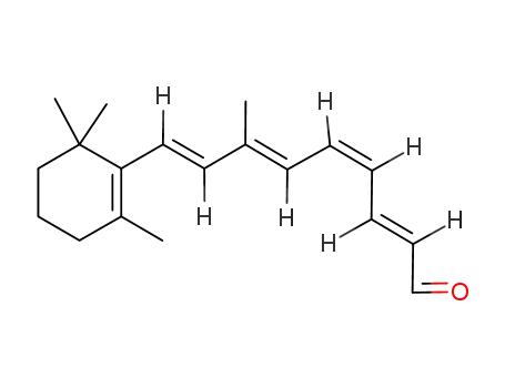 2,4,6,8-Nonatetraenal, 7-methyl-9-(2,6,6-trimethyl-1-cyclohexen-1-yl)-,
(2E,4Z,6E,8E)-