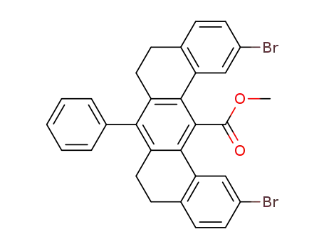 methyl 2,12-dibromo-7-phenyl-5,6,8,9-tetrahydrobenz<a,j>anthracene-14-carboxylate