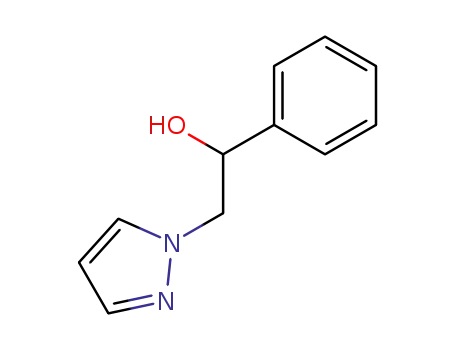 Molecular Structure of 32500-66-6 (1H-Pyrazole-1-ethanol, a-phenyl-)