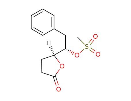 Methanesulfonic acid (R)-1-((R)-5-oxo-tetrahydro-furan-2-yl)-2-phenyl-ethyl ester