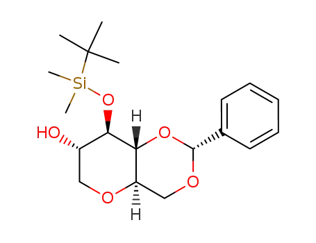 1,5-Anhydro-4,6-O-benzylidene-3-O-(tert-butyldimethylsilyl)-D-glucitol