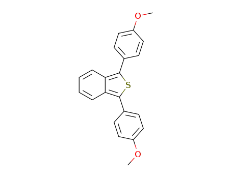Molecular Structure of 128709-98-8 (Benzo[c]thiophene, 1,3-bis(4-methoxyphenyl)-)
