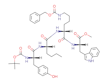 Boc-Tyr-Nle-D-Lys(Z)-Trp-OCH<sub>3</sub>