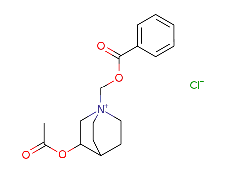 Molecular Structure of 73360-17-5 (1-(phenylacetoxy)-3-acetoxyquinuclidinium chloride)
