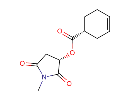 (R)-Cyclohex-3-enecarboxylic acid (S)-1-methyl-2,5-dioxo-pyrrolidin-3-yl ester