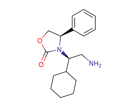 (R)-3-((R)-2-Amino-1-cyclohexyl-ethyl)-4-phenyl-oxazolidin-2-one