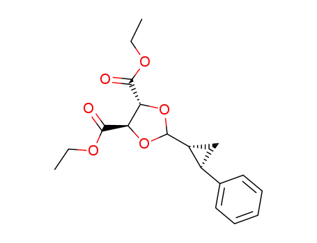 (4R,5R)-2-((1R,2R)-2-Phenyl-cyclopropyl)-[1,3]dioxolane-4,5-dicarboxylic acid diethyl ester