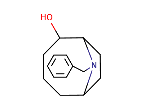 Molecular Structure of 112348-23-9 (9-Azabicyclo[4.2.1]nonan-2-ol, 9-(phenylmethyl)-)