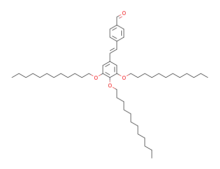 Molecular Structure of 253598-62-8 ((E)-4-[2-(3,4,5-tridodecyloxyphenyl)ethenyl]benzaldehyde)