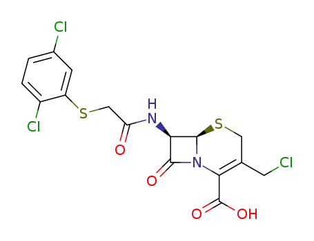 (6R,7R)-7-[(2,5-dichlorophenyl)thiomethylcarbonylamino]-3-chloromethyl-8-oxo-5-thia-1-azabicyclo[4.2.0]oct-2-ene-2-carboxylic acid